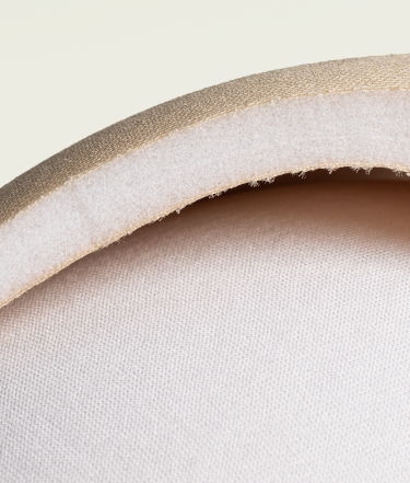 Regular foam pad close-up